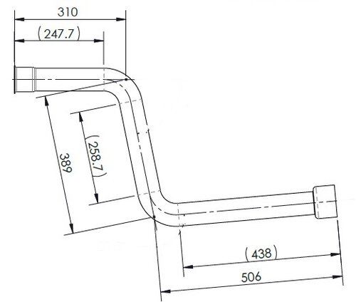 Exhaust Pipe for Freightliner