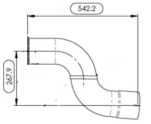 Exhaust Pipe for Kenworth/Peterbilt