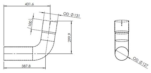 Exhaust Pipe for Peterbilt