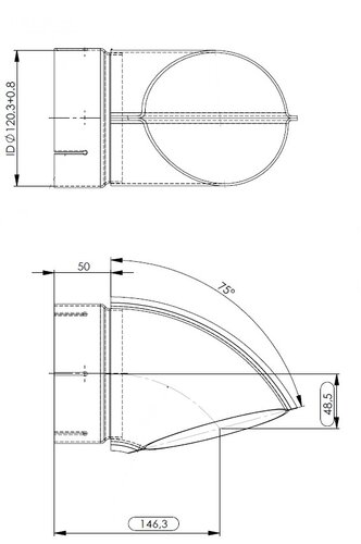 TUBE INTERMEDIAIRE-MERCEDES-628.490.1021