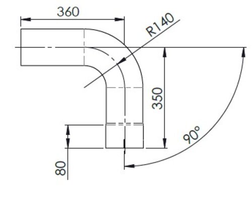 Exhaust Pipe for Volvo