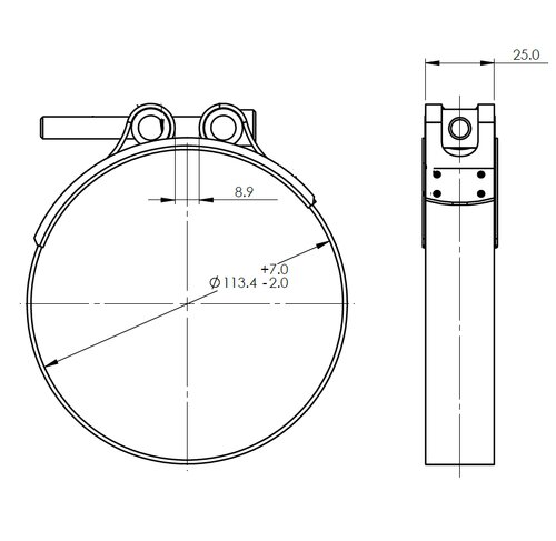 Clamp for Iveco