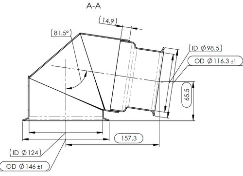 Exhaust Pipe for Kenworth/Peterbilt