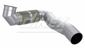 Exhaust Pipe w. Bellow for Mercedes