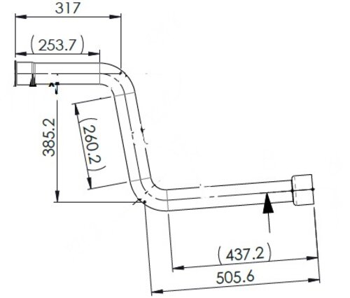 Exhaust Pipe for Freightliner