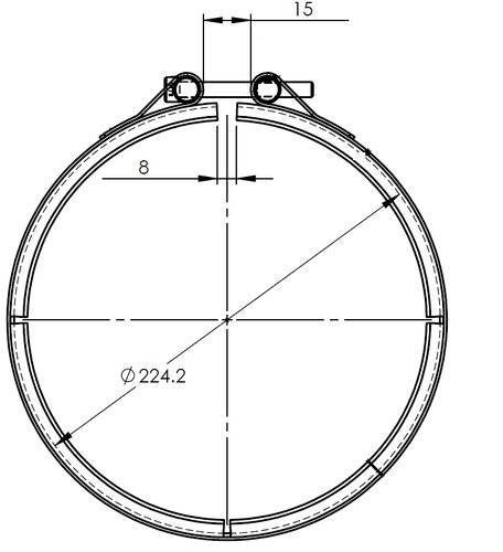 V-Clamp, INOX