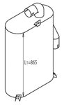 Silencer for Renault