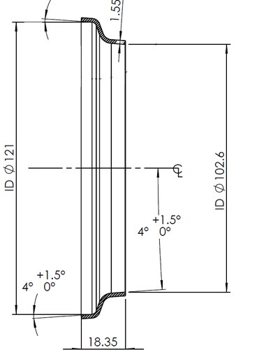 Ring Insert for 4" Clamp