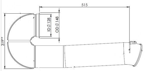 TUBE ARRIERE-BOVA-DAF-1685544