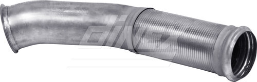 Exhaust Pipe w. Flex, D3S for Volvo