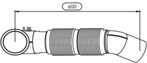 Pipe for Mercedes