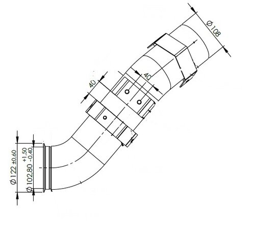 Exhaust Pipe for Volvo