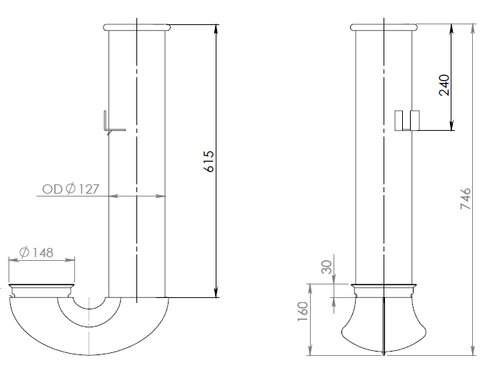 Pipe for DAF