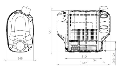 Silencer for Iveco