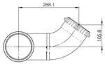 Insulated Exhaust Pipe for Volvo