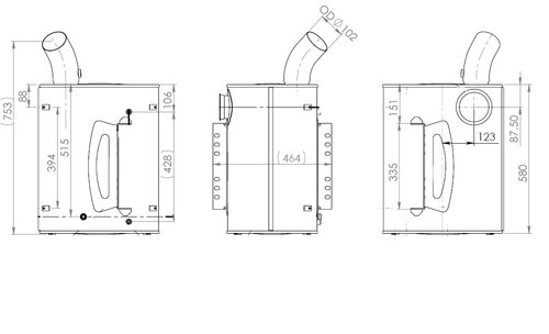 Silencer W. SCR for Iveco