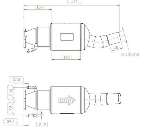 Silencer for Iveco