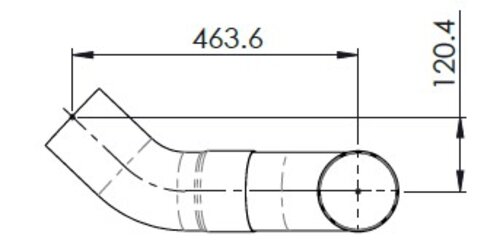 Exhaust Pipe for Volvo