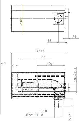 Silencer for Iveco