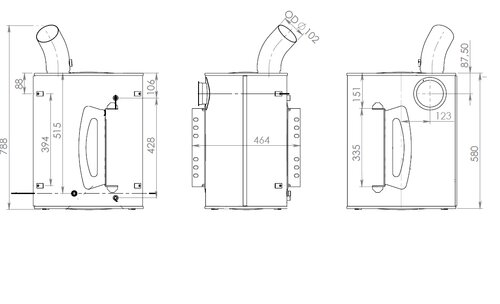 Silencer W. SCR for Iveco