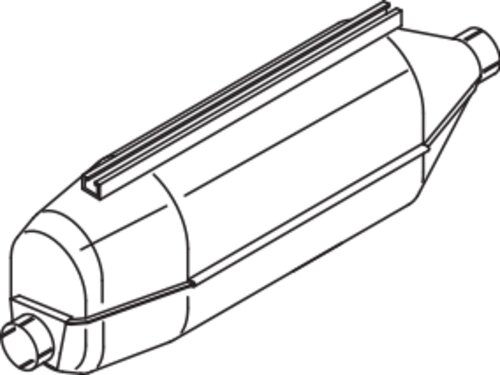 Middle-/End Silencer for Scania, E-line