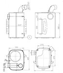 Silencer w. SCR for Iveco