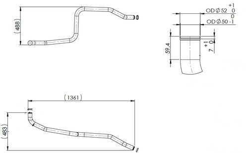 Water Coolant Pipe for DAF