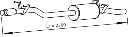 Silencer for Volkswagen