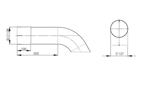 Pipe for DAF