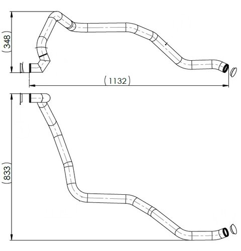 Water Coolant Pipe for DAF