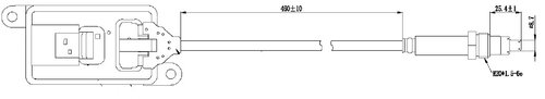 NOx Sensor for MAN (post cat/SCR)