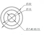 Universal Fitting, M14X1,5 / Ø7,4