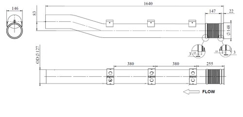 Pipe for DAF