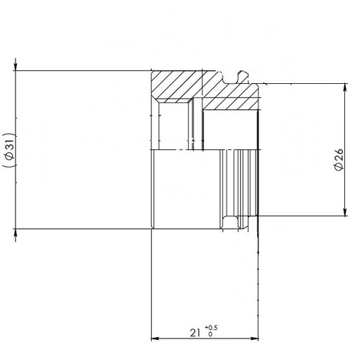 Sensor port, M20X1.5