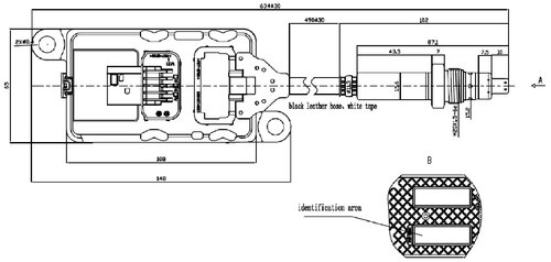 NOx Sensor for DAF (Pre SCR)