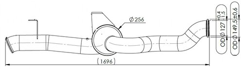 Exhaust Pipe for DAF