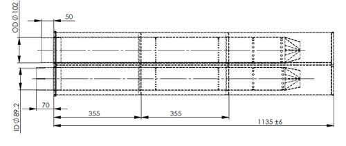 Silencer for DAF, E-line