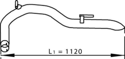 Pipe for Mercedes/Volkswagen