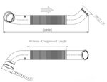 Exhaust Pipe w. Flex, D2S+ for Scania