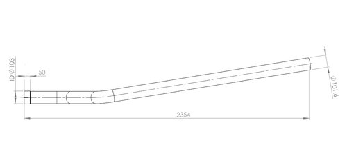 TUBE ARRIERE-BOVA-DAF-1701887