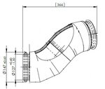 Insulated Exhaust Pipe for Volvo