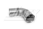 90° Exhaust Elbow, OD/ID=101.6/102.1 / L=243, INOX