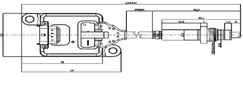 NOx Sensor for Paccar (PRE SCR)