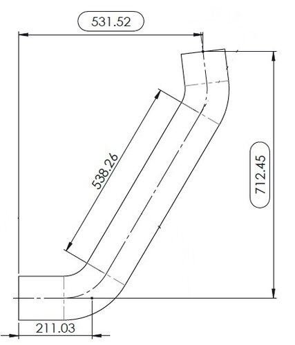 Exhaust Pipe for Volvo