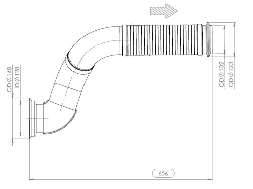 Pipe for DAF