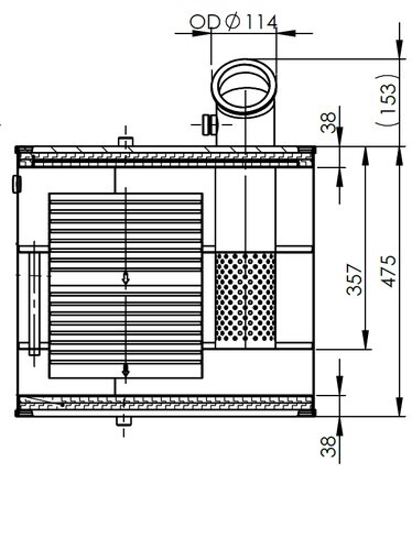 Silencer for VDL