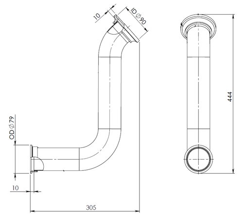 Pipe for DAF