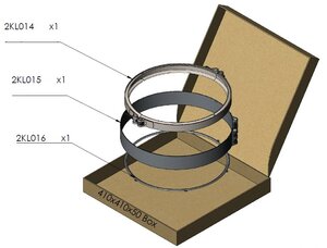 Exhaust Clamp & Gasket Kit for Iveco