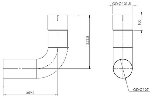 Exhaust Pipe for Volvo