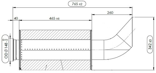 Silencer for Volvo